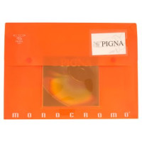 Pigna monocromo Portadocumenti con chiusura a bottone