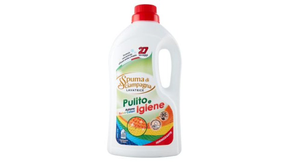 Spuma di Sciampagna Pulito e Igiene Lavatrice Igienizzante 1215 ml