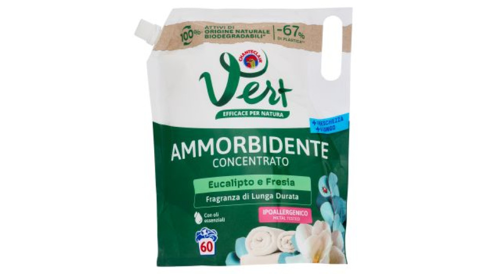Vert di Chanteclair Ammorbidente Concentrato Eucalipto e Fresia 1200 ml