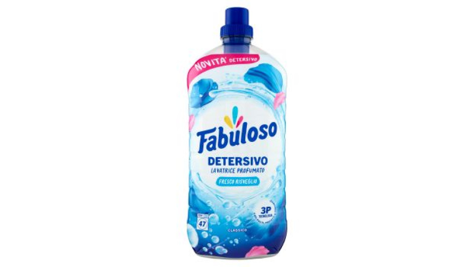 Detersivo liquido per lavatrice Fabuloso 47 lavaggi