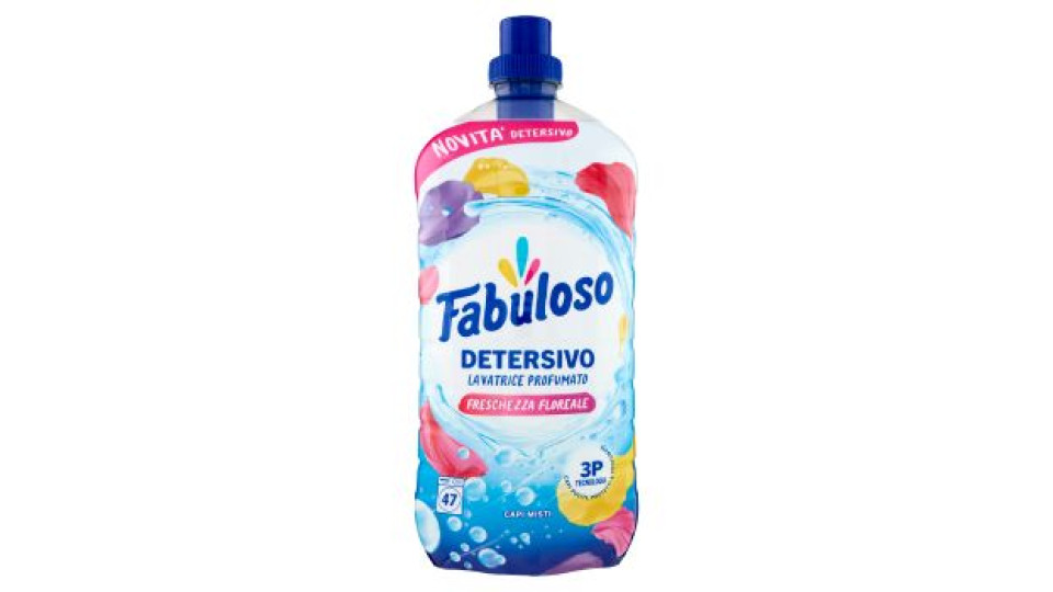Fabuloso Detersivo Lavatrice per Bucato Freschezza Floreale 1900ml