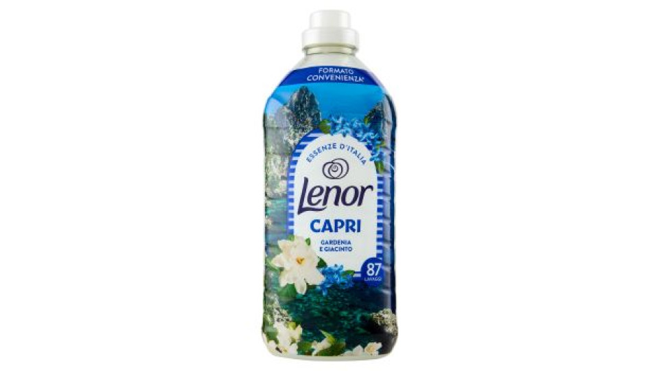 Lenor Essenze D'Italia Capri Ammorbidente Concentrato Gardenia e Giacinto, 87 Lavaggi 1,827 L