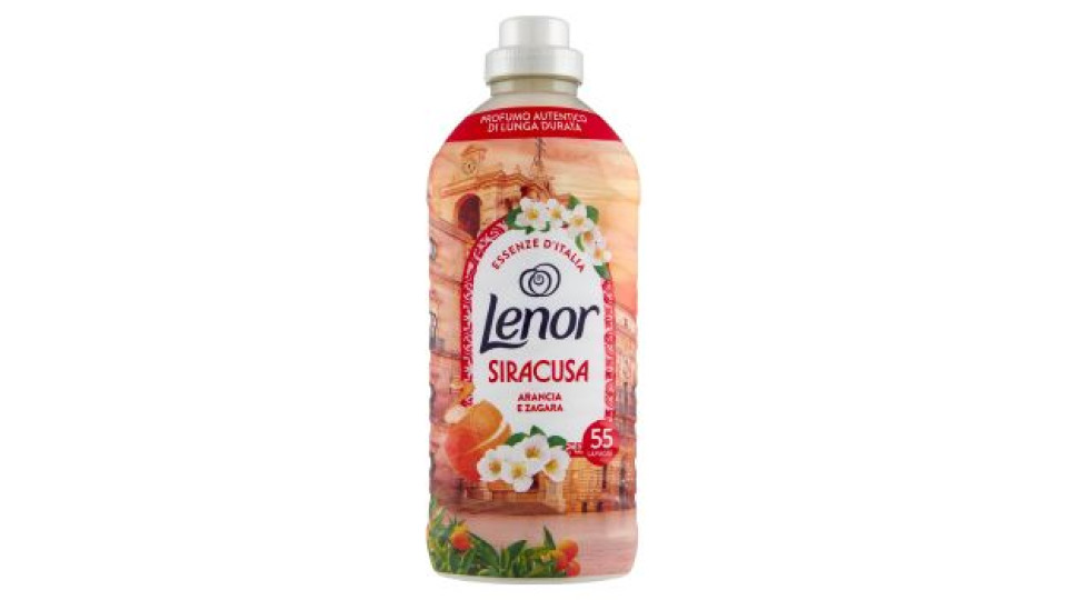 Lenor Essenze D'Italia Siracusa Ammorbidente Concentrato Arancia e Zagara, 55 Lavaggi 1,155 L