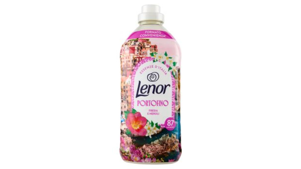 Lenor Essenze D'Italia Portofino Ammorbidente Concentrato Fresia e Neroli, 87 Lavaggi 1,827 L