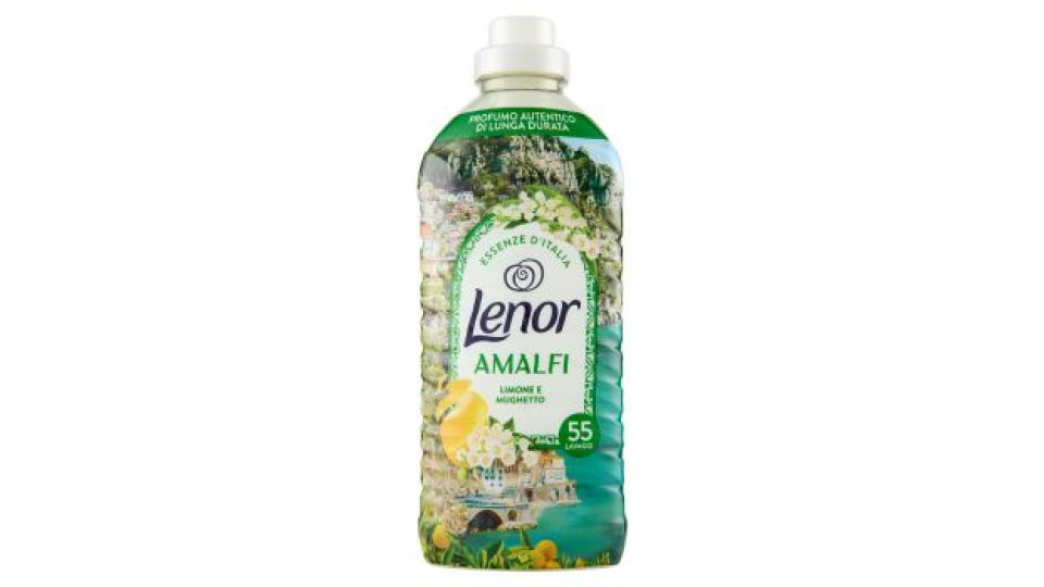 Lenor Essenze D'Italia Amalfi Ammorbidente Concentrato Limone e Mughetto, 55 Lavaggi 1,155 L