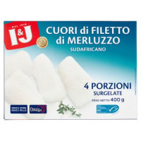 I&J Cuori di Filetto di Merluzzo Sudafricano 400 g