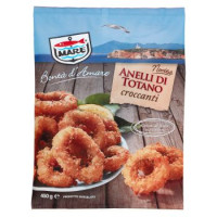 Mare Bontà d'Amare Anelli di Totano croccanti Prodotto Surgelato 450 g