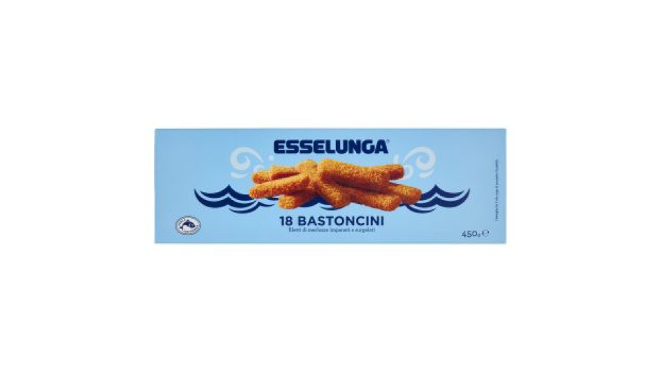 Esselunga Bastoncini filetti di merluzzo impanati e surgelati 18 x 25 g