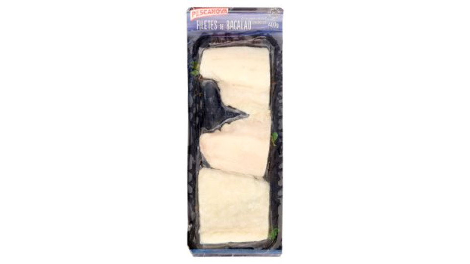 Pescanova Filetes de Bacalao en su punto de sal ultracongelado 400 g