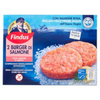 Capitan Findus 2 Burger di Salmone con limone e aneto 170 g