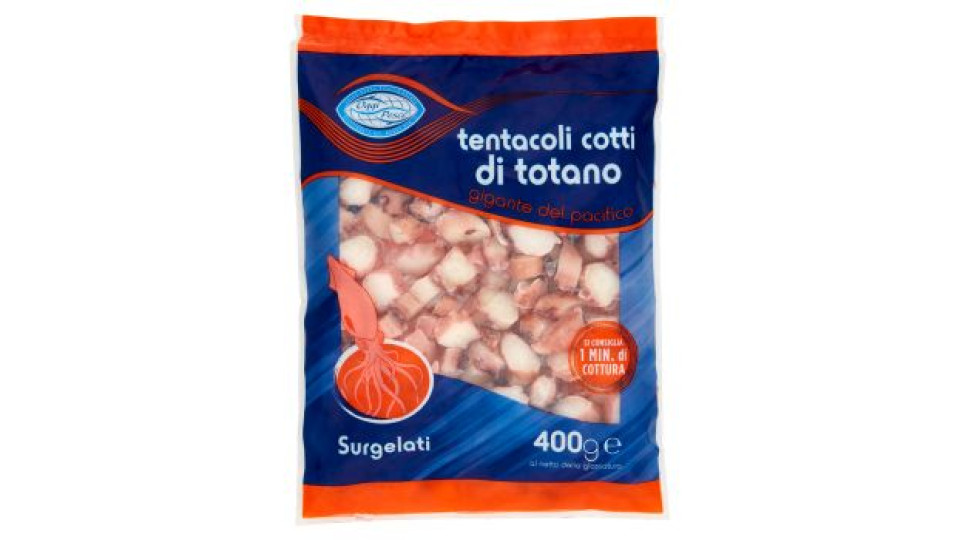 Oggi Pesce tentacoli cotti di totano gigante del Pacifico Surgelati 400 g