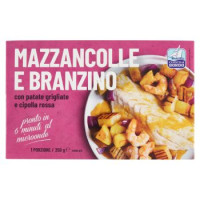Cuoco di Bordo Mazzancolle e Branzino con patate grigliate e cipolla rossa Surgelato 250 g