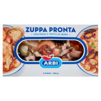 Arbi Zuppa Pronta con Pesce e Frutti di Mare 500 g