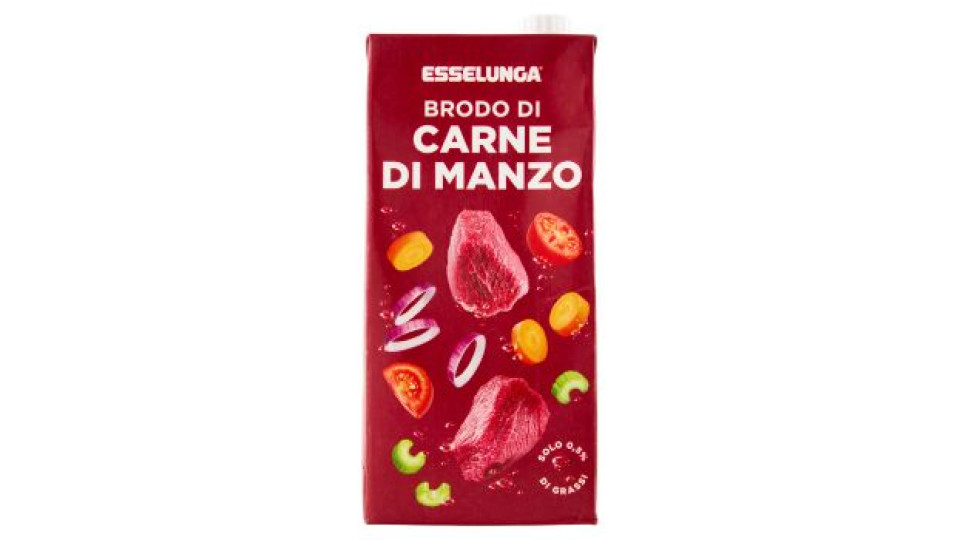 Esselunga Brodo di carne di manzo 1 L