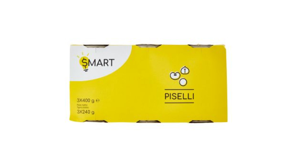 Smart Piselli 3 x 400 g
