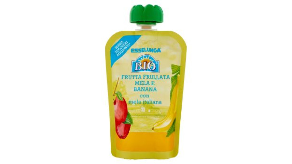 Esselunga Bio Frutta frullata mela e banana 100 g