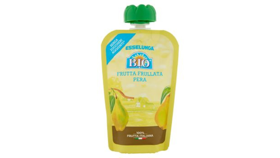 Esselunga Bio Frutta frullata pera 100 g
