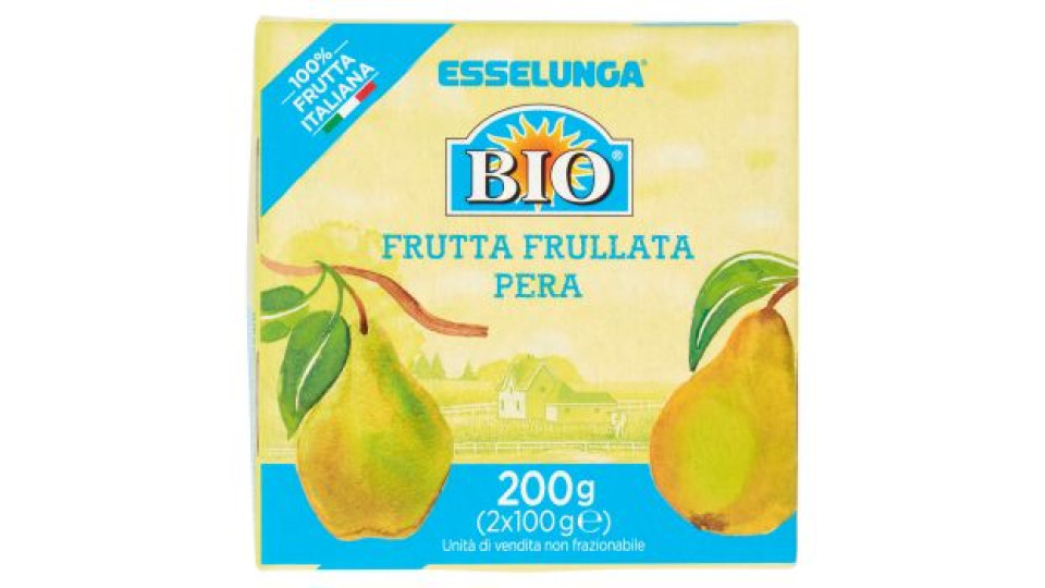 Esselunga Bio Frutta frullata pera 2 x 100 g
