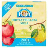 Esselunga Bio Frutta frullata mela 2 x 100 g