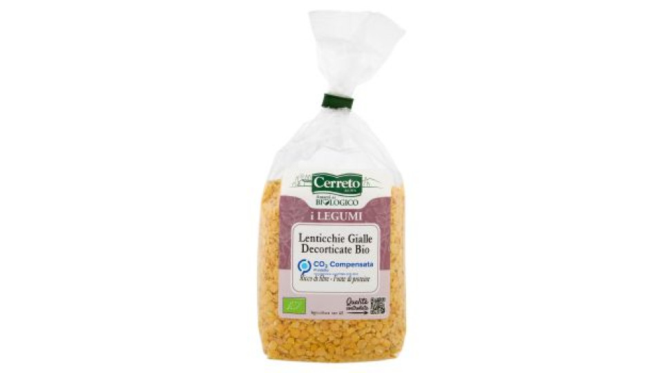 Cerreto i Legumi Lenticchie Gialle Decorticate Bio 350 g
