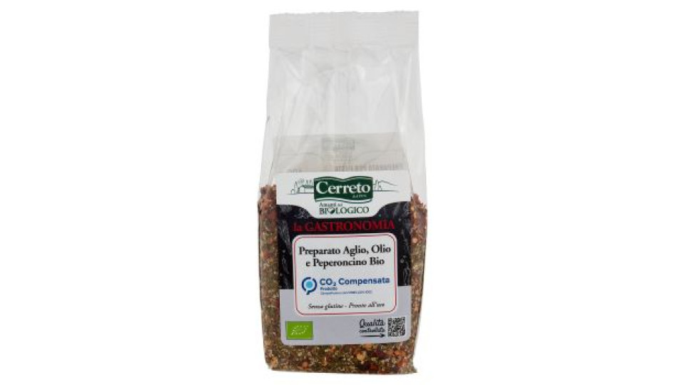 Cerreto la Gastronomia Preparato Aglio, Olio e Peperoncino Bio 100 g