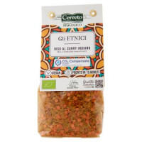 Cerreto Gli Etnici Riso al Curry Indiano Riso e lenticchie rosse al curry 250 g