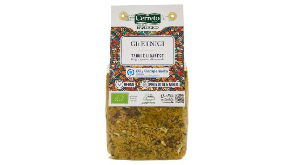 Cerreto Gli Etnici Tabulè Libanese Bulgur speziato all'orientale 250 g