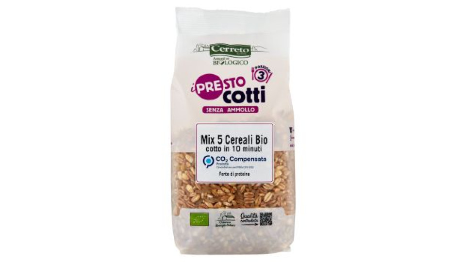 Cerreto i Presto cotti Mix 5 Cereali Bio 240 g