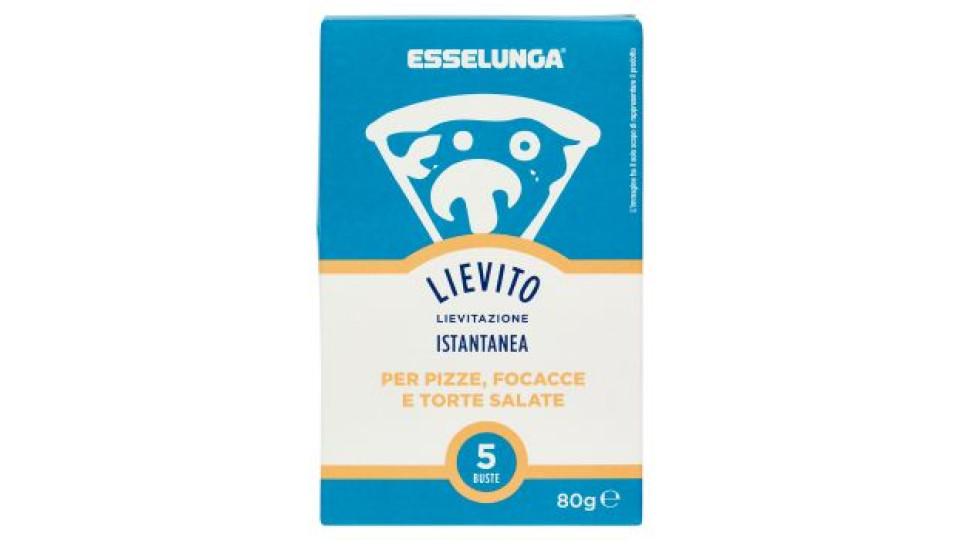 Esselunga Lievito per pizze, focacce e torte salate 5 x 16 g