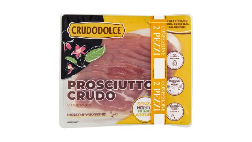 Crudodolce Prosciutto Crudo stagionato 2 x 100 g