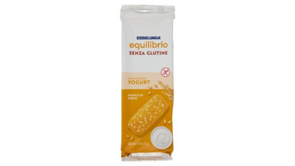 Esselunga Equilibrio Plumcake con yogurt senza glutine 6 x 37 g