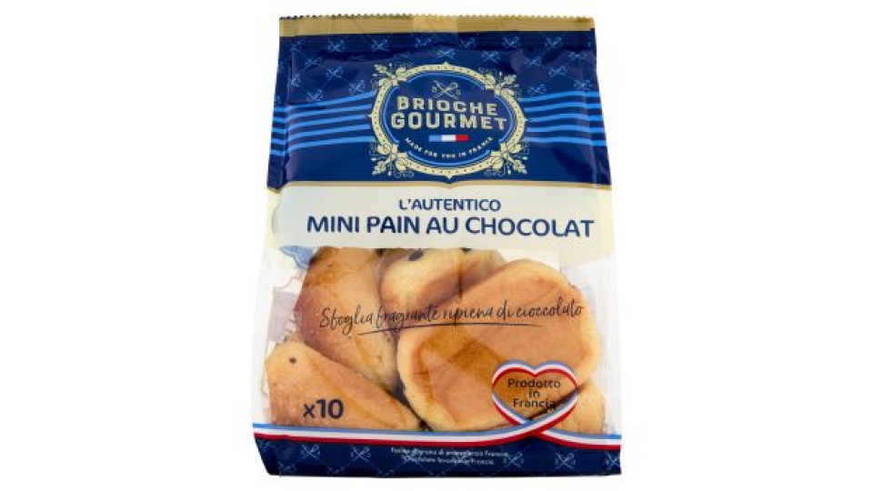 Brioche Gourmet l'Autentico Mini Pain au Chocolat 10 x 23 g