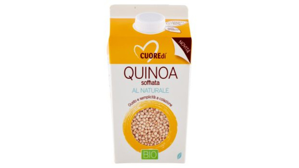 Cuore di Quinoa soffiata al Naturale Bio 130 g