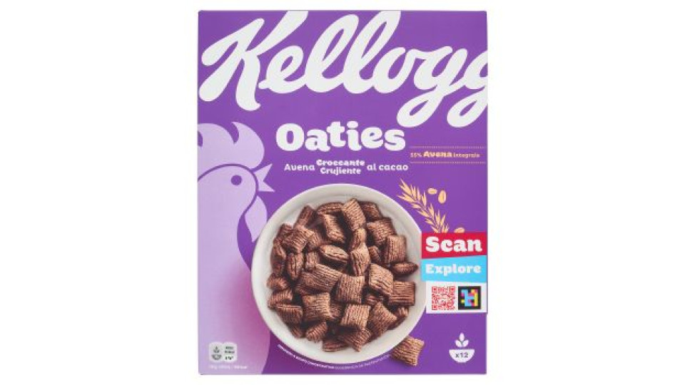 Kellogg's Oaties Avena Croccante al cacao 360 g
