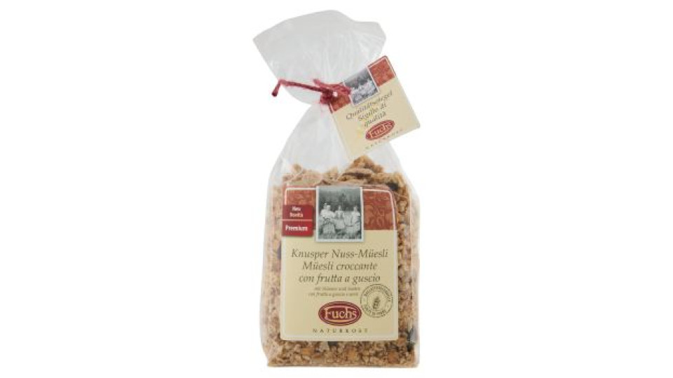 Fuchs Naturkost Müesli croccante con frutta a guscio 350 g