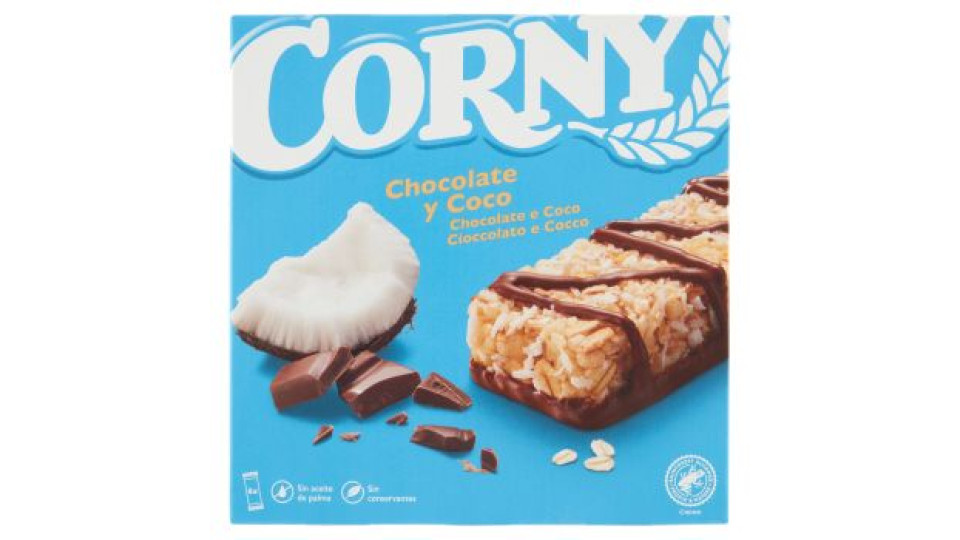 Corny Cioccolato e Cocco 6 x 25 g
