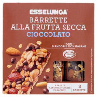Esselunga Barrette alla frutta secca cioccolato 3 x 32 g