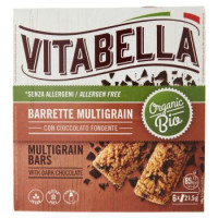 Vitabella Bio Barrette Multigrain con Cioccolato Fondente 6 x 21,5 g