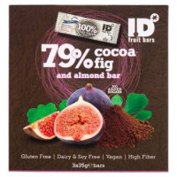 ID 79% cocoa fig and almond bar 3 x 35 g