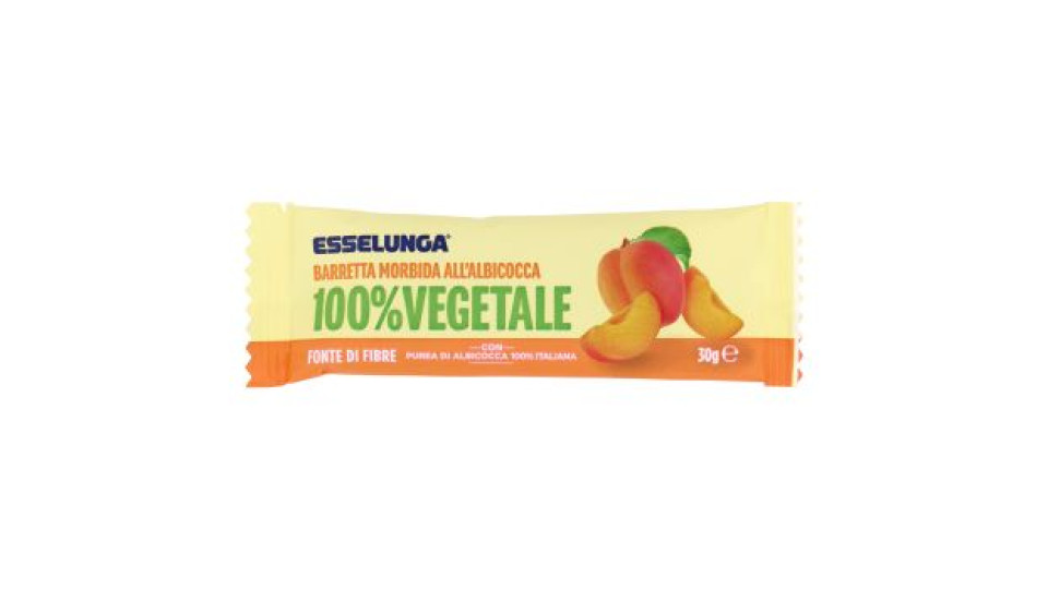 Esselunga Barretta morbida all'albicocca 100% vegetale 30 g
