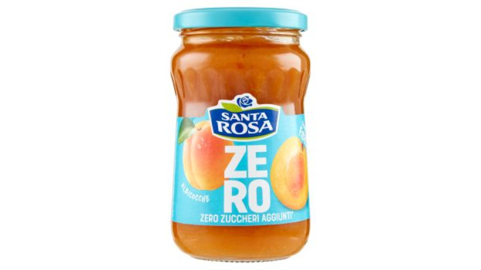 Santa Rosa Confettura Albicocche Fonte di Fibre Zero Zuccheri 300 g