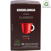 Esselunga Espresso classico 10 capsule compostabili** compatibili Nespresso* 50 g