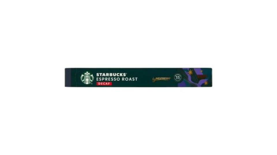 STARBUCKS Decaf Espresso Roast by Nespresso Caffè Decaffeinato 10 Capsule 55g
