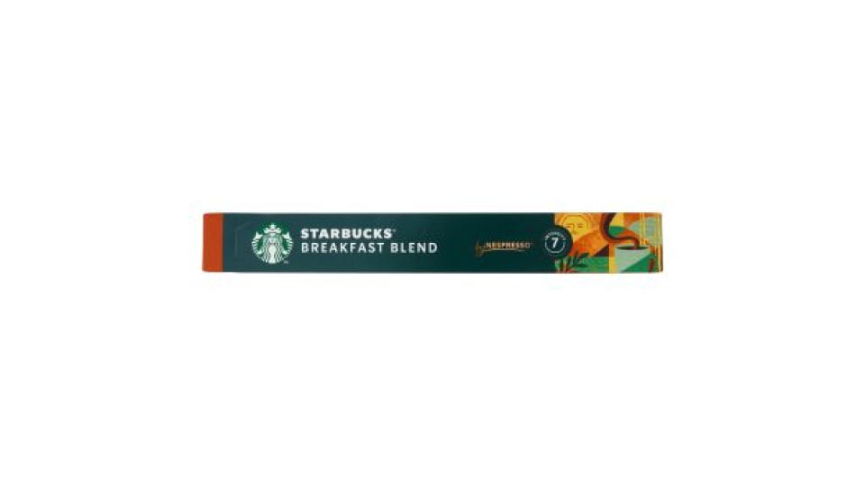 STARBUCKS Breakfast Blend by Nespresso Caffè lungo 10 capsule 56 g