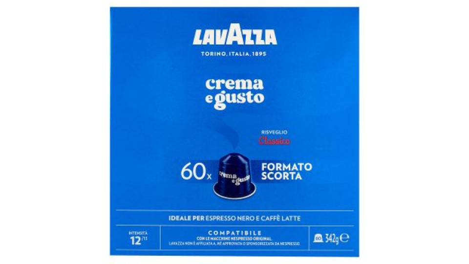 Lavazza crema e gusto Classico Compatibile con Nespresso Original 60 Capsule 342 g
