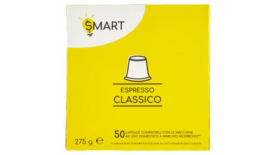 Smart Espresso classico 50 capsule compatibili Nespresso* 275 g