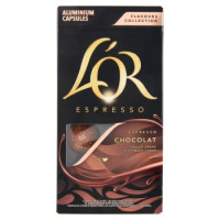 L'Or Espresso Flavours Collection Chocolat- 10 Caps Caffè Comp. Macchine Nespresso*® Original 52g