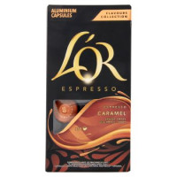 L'Or Espresso Flavours Collection Caramel- 10 Capsule Caffè Comp. Macchine Nespresso*® Original 52g