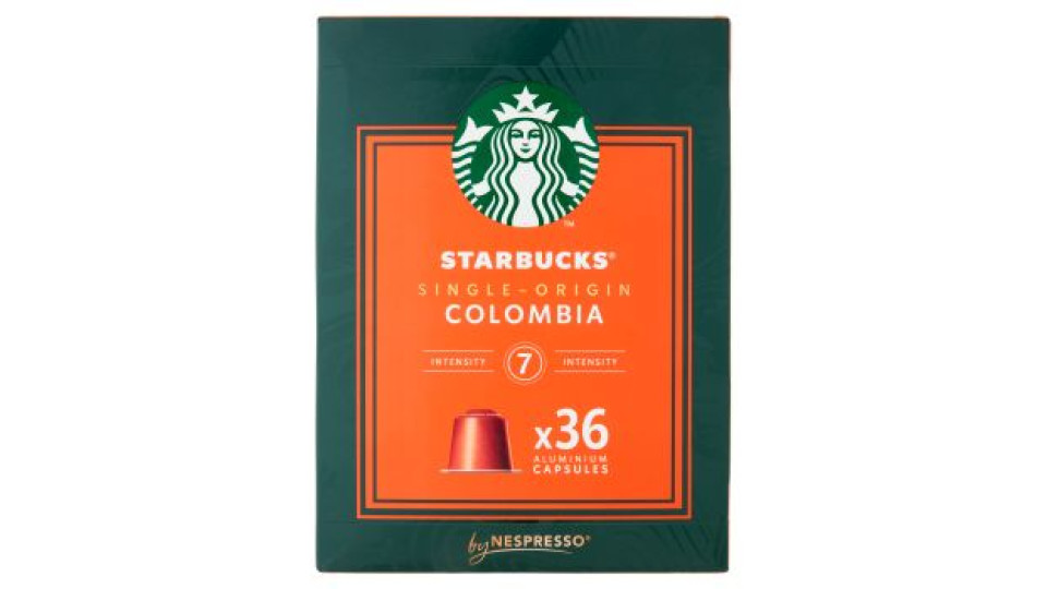 STARBUCKS Single Origin Colombia by Nespresso Caffè Espresso 36 capsule 202 g