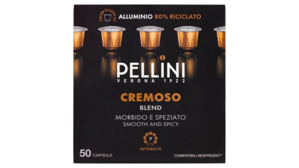 Pellini Cremoso Compatibili Nespresso* 50 Capsule 275 g